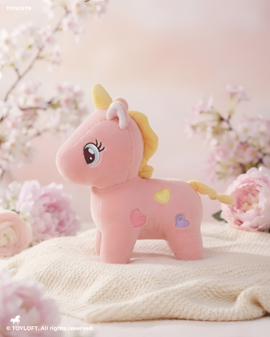 Cute Pink Unicorn Dinosaur Stuffed Animal Plush Soft Toy ST9625