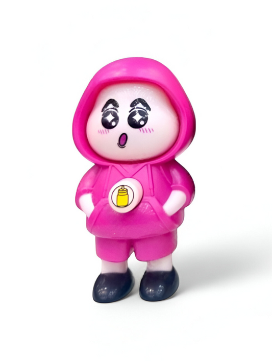 Cute Shinchan Keychain - Face-Changing Figure with Hooded Design for Bags, Backpacks & Keys NOVHBC-188132.