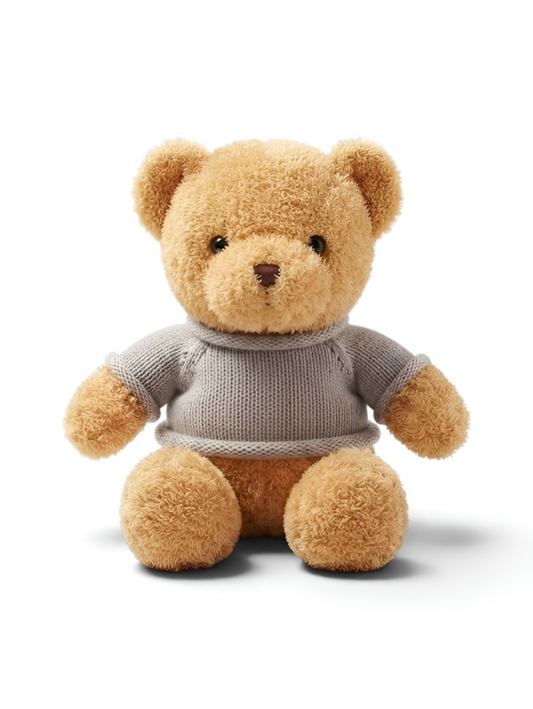 Cute Teddy Bear in Knitted Sweater Plush Toy | 8" Soft Toy For Kids ST14573