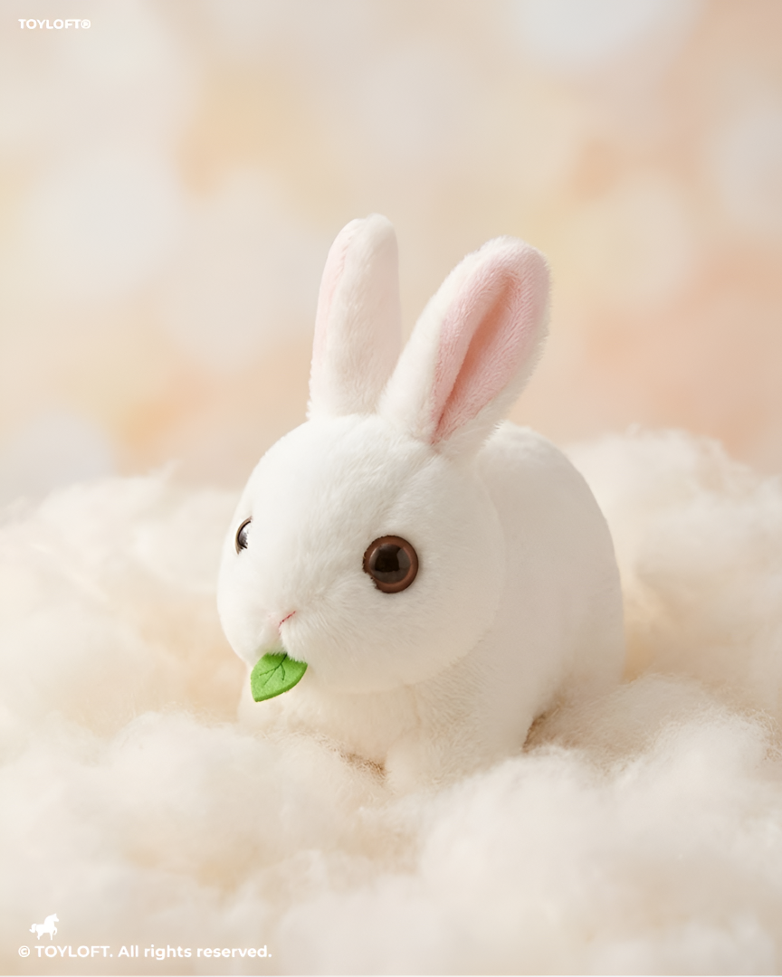 Cute White Bunny Stuffed Plush Toy – 7 Inch Soft Rabbit for Kids ST11955