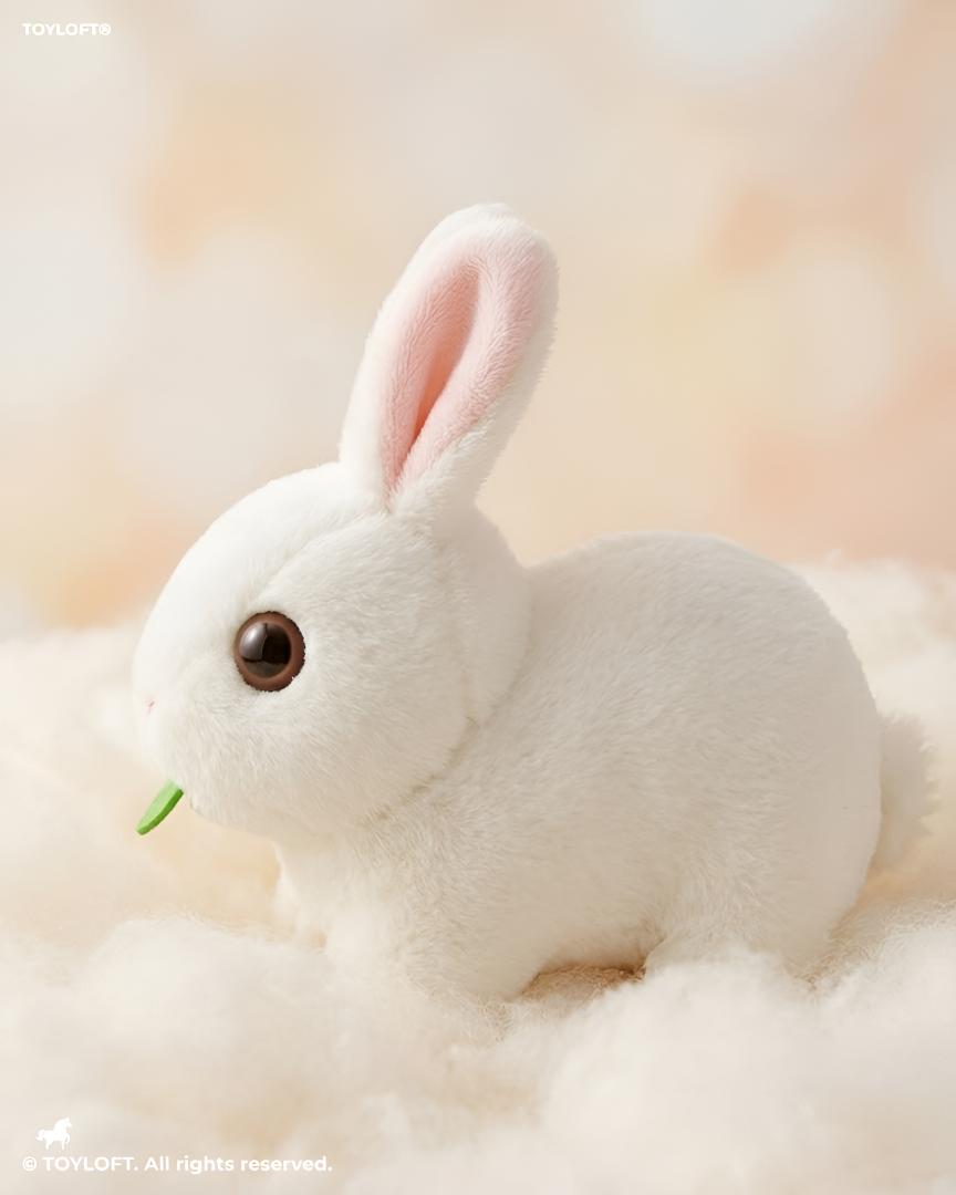 Cute White Bunny Stuffed Plush Toy – 7 Inch Soft Rabbit for Kids ST11955