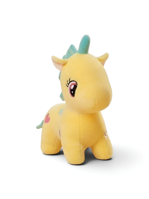 Cute Yellow Unicorn Dinosaur Stuffed Animal Plush Soft Toy ST9625