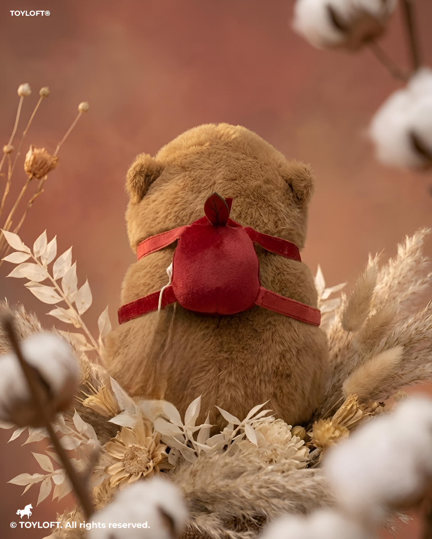 Cute 8-inch Capybara Soft Toy Soft Huggable Toy with Red Backpack Detail ST16785