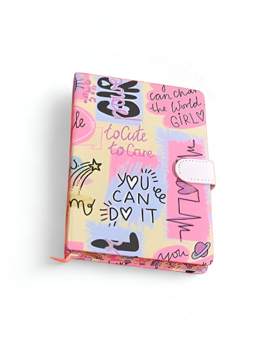 Pink - Cute & Stylish Diaries with Magnetic Flap - NOVGBT-50288.