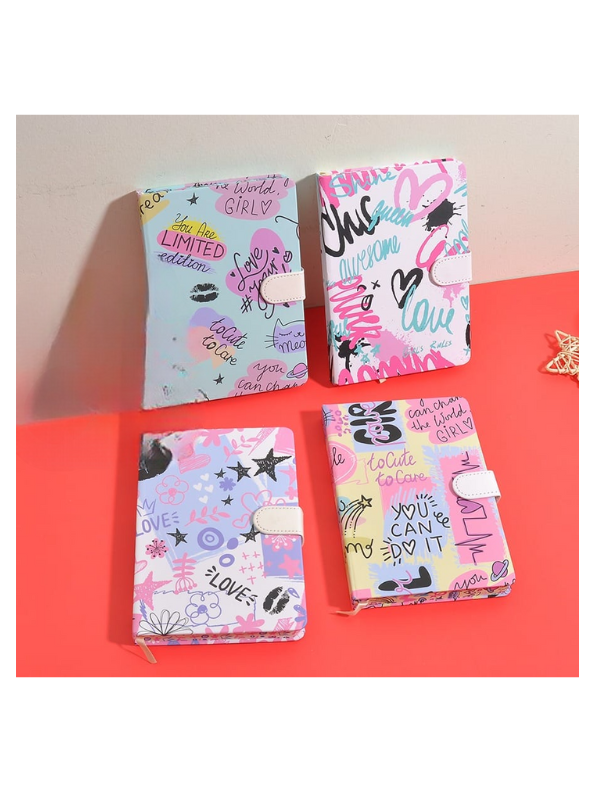 Baby Pink - Cute & Stylish Diaries with Magnetic Flap - NOVGBT-50288.