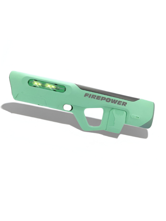 Cyberpunk LED Blaster Toy Gun – Futuristic Tactical Space Weapon Prop with Light Effects Green LMI14405.