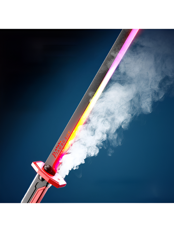 Cyberpunk LED Katana Sword with Spray Mist & Spark Effect TV6523.
