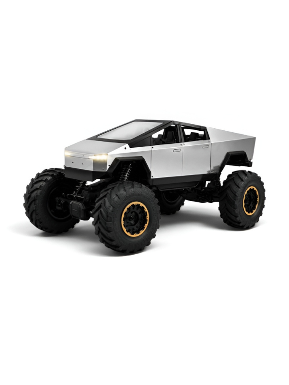 Cybertruck Style RC Car 1:8 Scale 4WD Off-Road Remote Control Monster Truck, Rechargeable High-Speed RC Truck for Adults & Kids TV5976