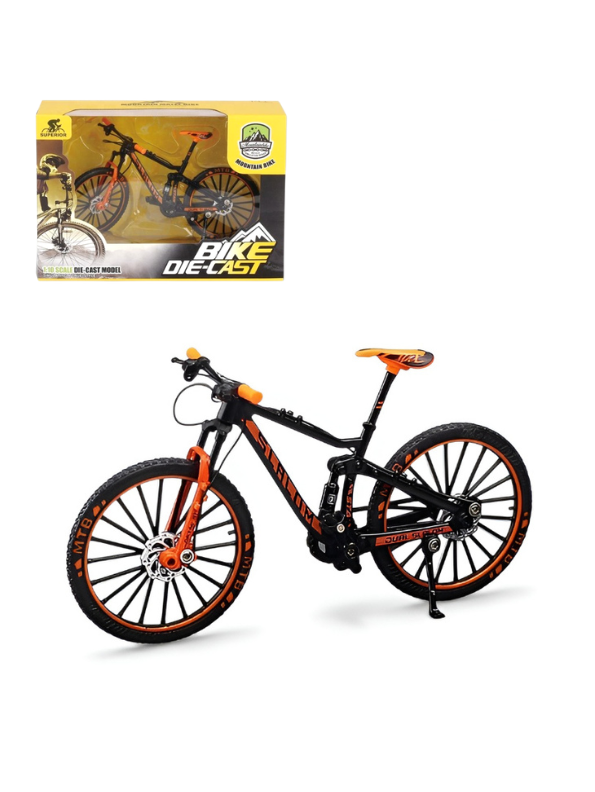 CycloCraft Mini Showpiece Mountain Bike – Alloy Bicycle Decoration for Cycling Lovers & Bike Racers.