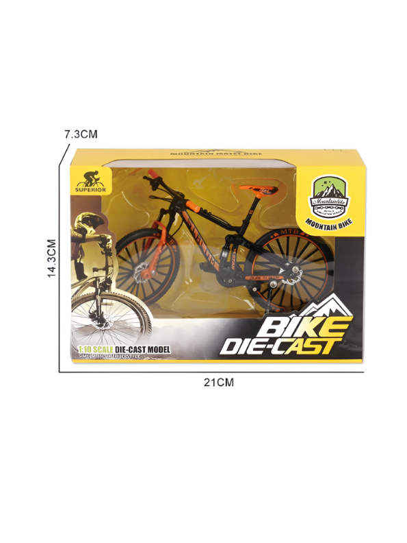 CycloCraft Mini Showpiece Mountain Bike – Alloy Bicycle Decoration for Cycling Lovers & Bike Racers.