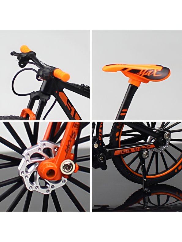 CycloCraft Mini Showpiece Mountain Bike – Alloy Bicycle Decoration for Cycling Lovers & Bike Racers.