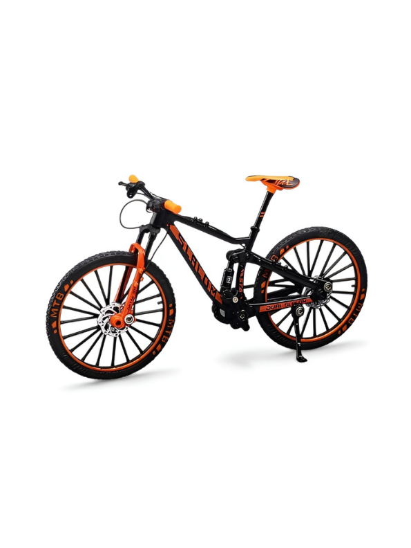 CycloCraft Mini Showpiece Mountain Bike – Alloy Bicycle Decoration for Cycling Lovers & Bike Racers.