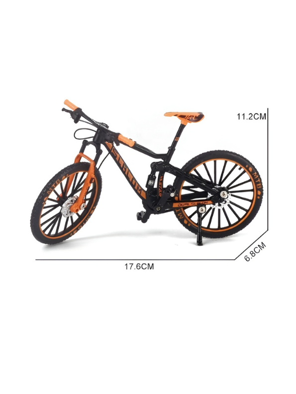CycloCraft Mini Showpiece Mountain Bike – Alloy Bicycle Decoration for Cycling Lovers & Bike Racers.