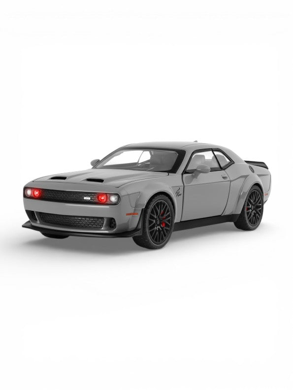 Dodge Challenger SRT Hellcat Redeye 1/24 Scale Diecast Model - Grey Widebody Edition LMI15016
