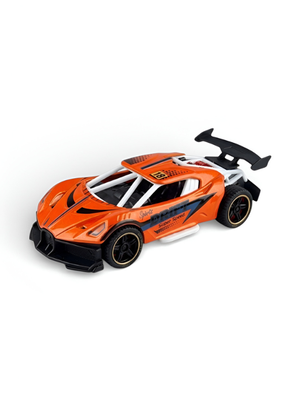 Drift Racing Diecast Car 1:32 Scale – Orange Hypercar Model with Display Box | Sport Series Collectible Toy for Kids & Adults LMI14280
