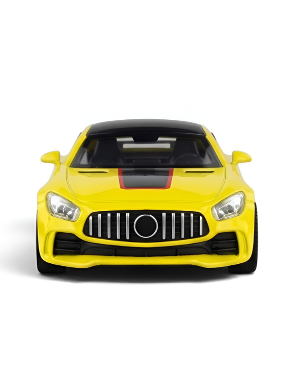 Mercedes-AMG GT R Sports Car Model 1:36 Scale Diecast Car Model with Openable Doors LMI15653