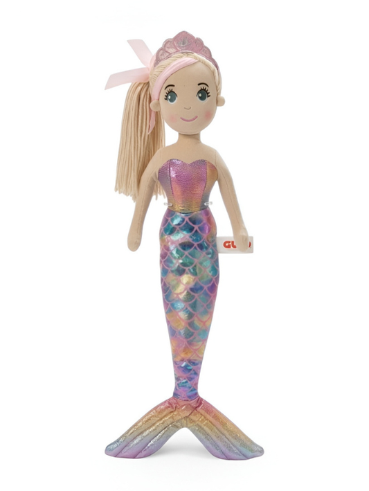 Sparkle Mermaid Rag Doll (45cm) – Premium Soft Plush Toy for Toddlers & Kids, Cuddly Handmade Stuffed Doll for Girls, Safe & Durable Gift for Children ST15297