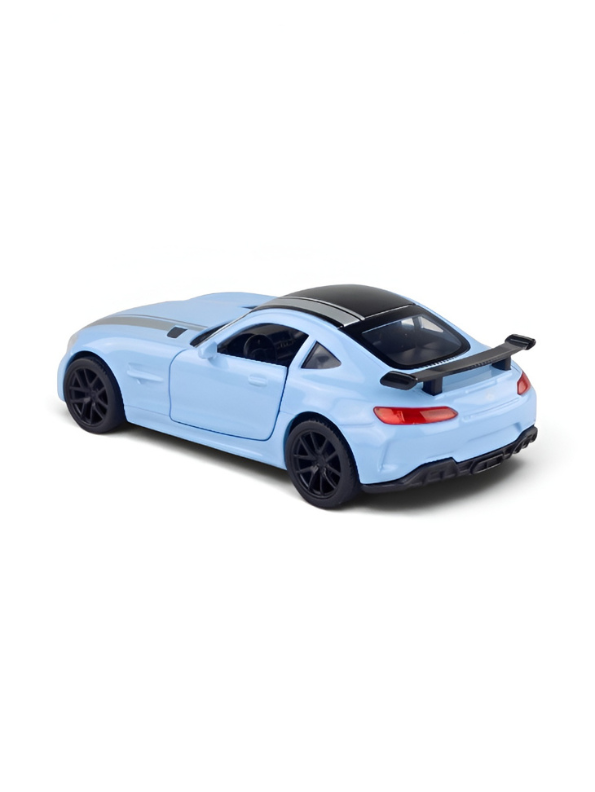 Mercedes-AMG GT R Sports Car Model Blue 1:36 Scale Diecast Car Model with Openable Doors LMI15653