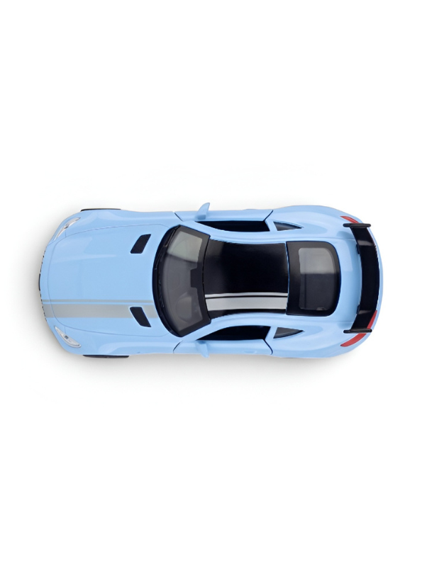 Mercedes-AMG GT R Sports Car Model Blue 1:36 Scale Diecast Car Model with Openable Doors LMI15653