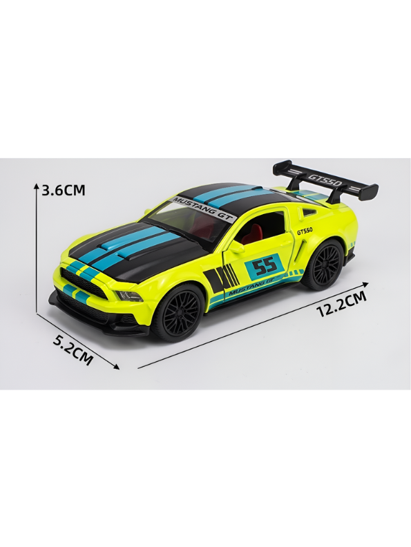 Ford Mustang GT 1:36 Scale Diecast Miniature Collectible Racing for Kids TV7063