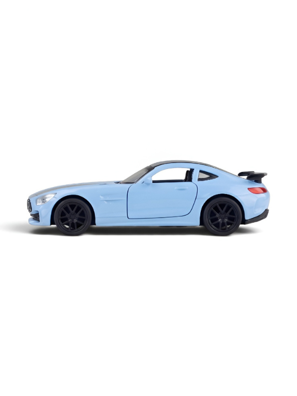 Mercedes-AMG GT R Sports Car Model Blue 1:36 Scale Diecast Car Model with Openable Doors LMI15653