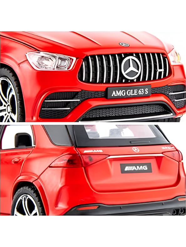 Mercedes-Benz AMG GLE 63 S Diecast Model Car 1:32 Scale – Premium Metal Luxury SUV Replica with Opening Doors & Sunroof, Collectible LMI15382