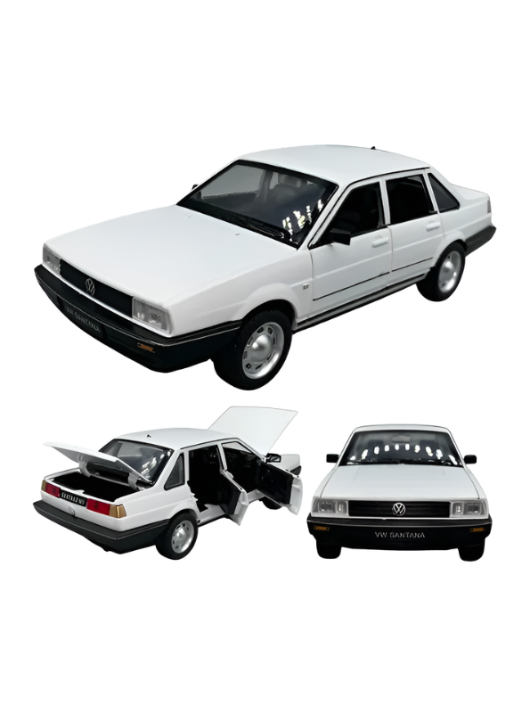 Volkswagen Santana Diecast Miniature 1:24 Scale - Classic White Collector’s Edition Display Model TV6752