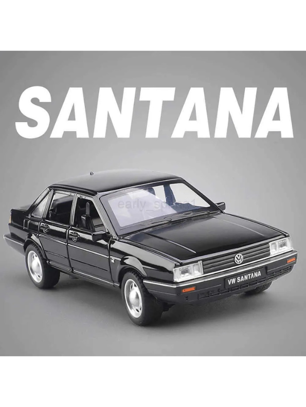 Volkswagen Santana 1:24 Diecast Car - Vintage Metal Model Toy Classic Collectible Toy Vehicle TV6752