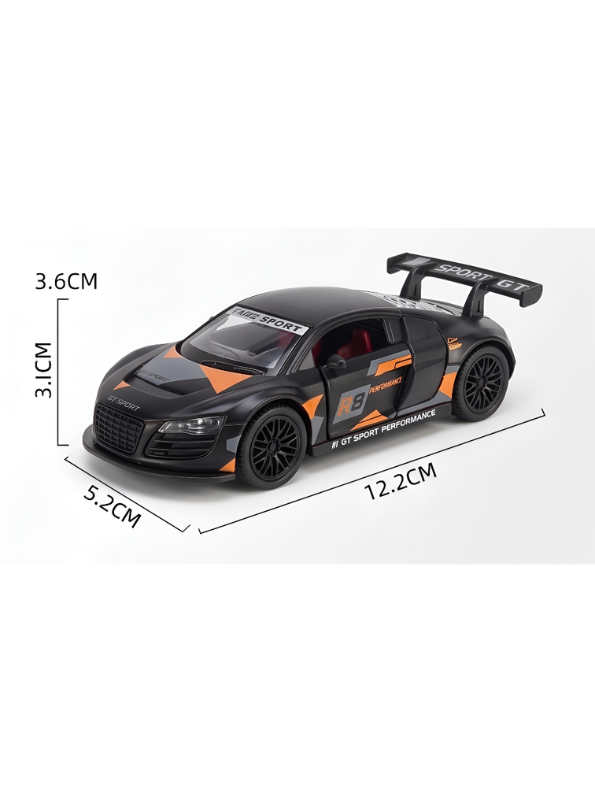 Audi R8 GT Sport Diecast Racing Car Model | 1:36 Scale Car Model Kids Adults TV7063