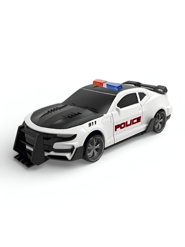 RoboPatrol – Pack of 3 Police Transformer Cars for Kids | Pull-Back Action & Shape-Shifting Fun Vehicle Toy Set LMI15101.