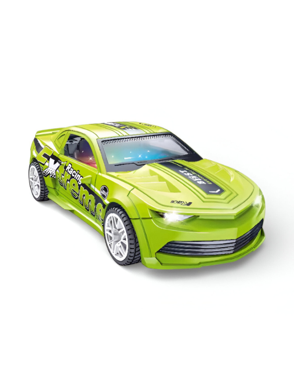 1:32 Scale Diecast Racing Cars – Set of 3 Camaro-Style Pull Back Toy Cars with Lights & Sound – Metal Alloy Sport Car Models for Kids NX15808