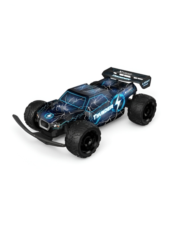 2.4GHz RC Thunderstorm Racing Car – Blue 1:14 Scale High-Speed Off-Road Buggy for Kids & Adults | LMI15590