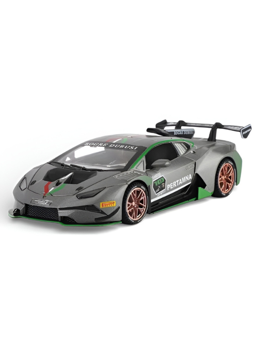 Lamborghini Huracán Super Trofeo EVO2 1:32 Scale Alloy Diecast Car – Roger Dubuis Edition Collectible Model Car TV3277