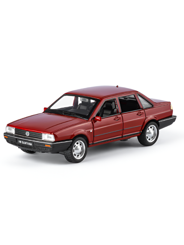 Volkswagen Santana 1:24 Diecast Car - Vintage Metal Model Toy Classic Collectible Toy Vehicle TV6752