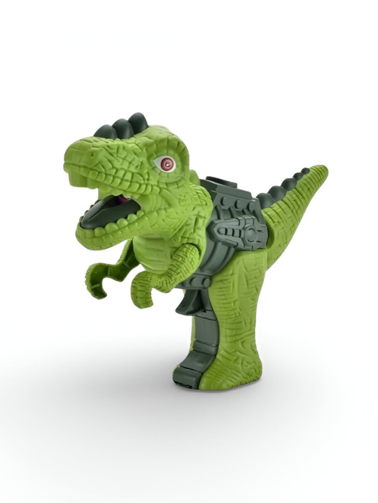 Dinosaur Water Mist Spray Gun Toy for Kids – LED Light & Sound Effects Green T-Rex Water Blaster Outdoor Summer Toy LMI15182
