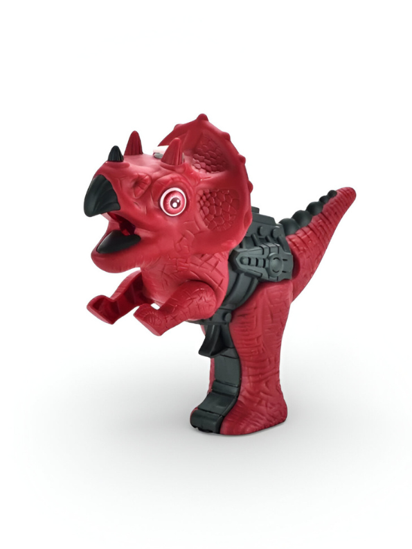 Dinosaur Water Mist Spray Gun Toy for Kids – LED Light & Sound Effects Red T-Rex Water Blaster Outdoor Summer Toy LMI15182