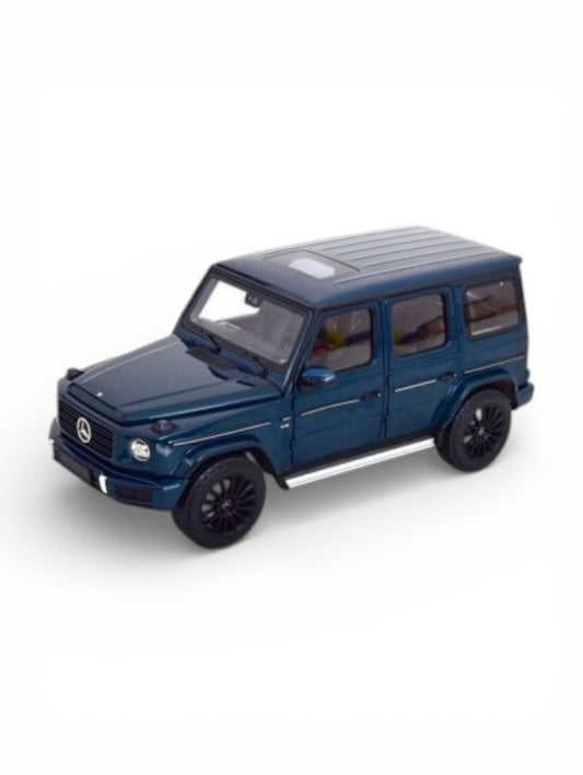 Mercedes-Benz G-Wagon Plastic Toy Car - Blue SUV Model for Kids - Durable G-Class Off-Road Vehicle Play Toy LMI15686