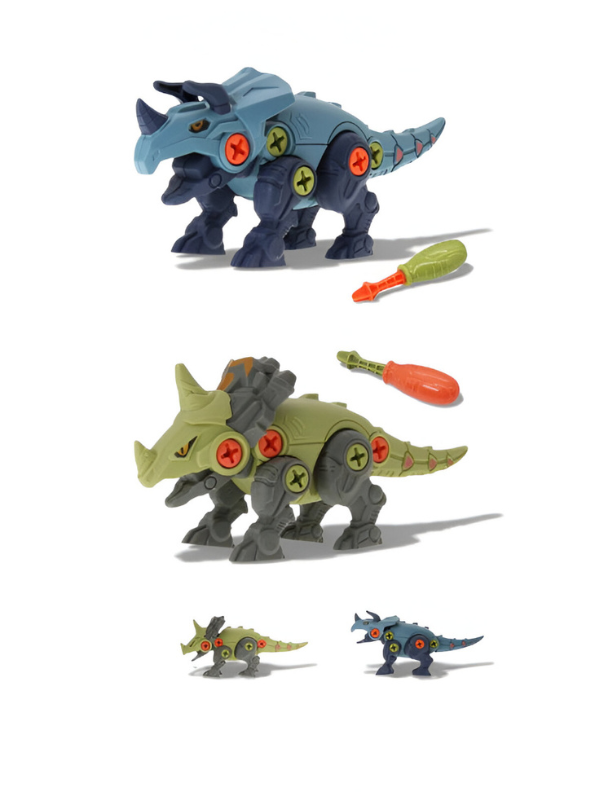 DIY Dinosaur Construction Toys for Kids – STEM Learning Set with Tools LMI14207.