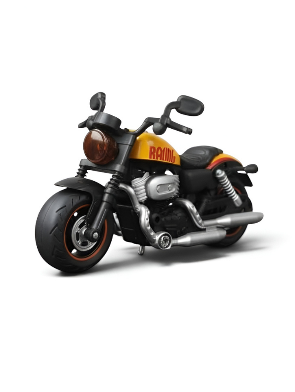 DIY Take-Apart Cruiser Motorcycle Toy – Build-Your-Own Friction Powered Superbike Kit with Screwdriver NX16720.