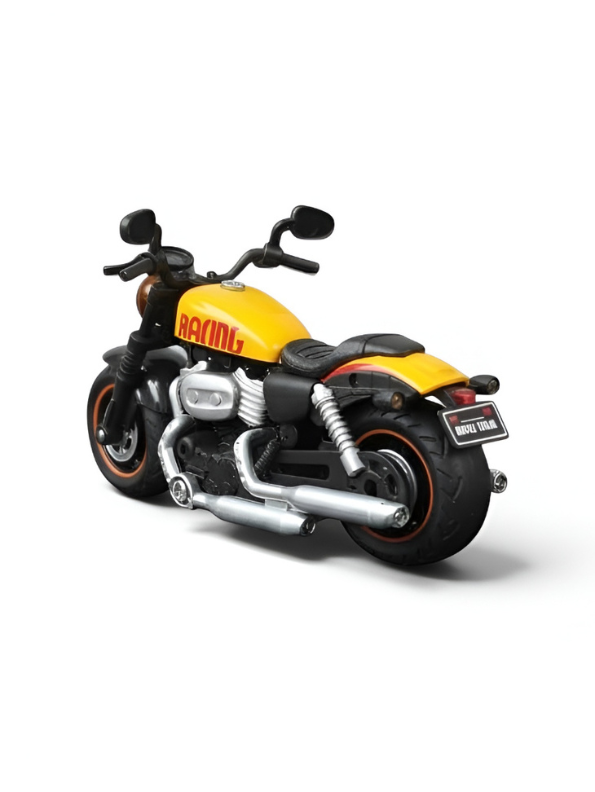 DIY Take-Apart Cruiser Motorcycle Toy – Build-Your-Own Friction Powered Superbike Kit with Screwdriver NX16720.