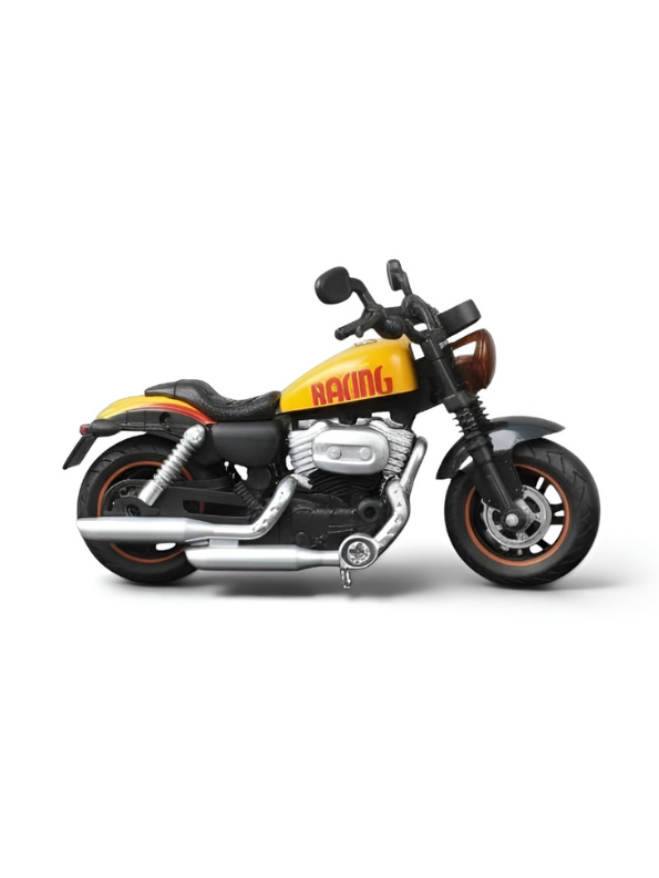 DIY Take-Apart Cruiser Motorcycle Toy – Build-Your-Own Friction Powered Superbike Kit with Screwdriver NX16720.