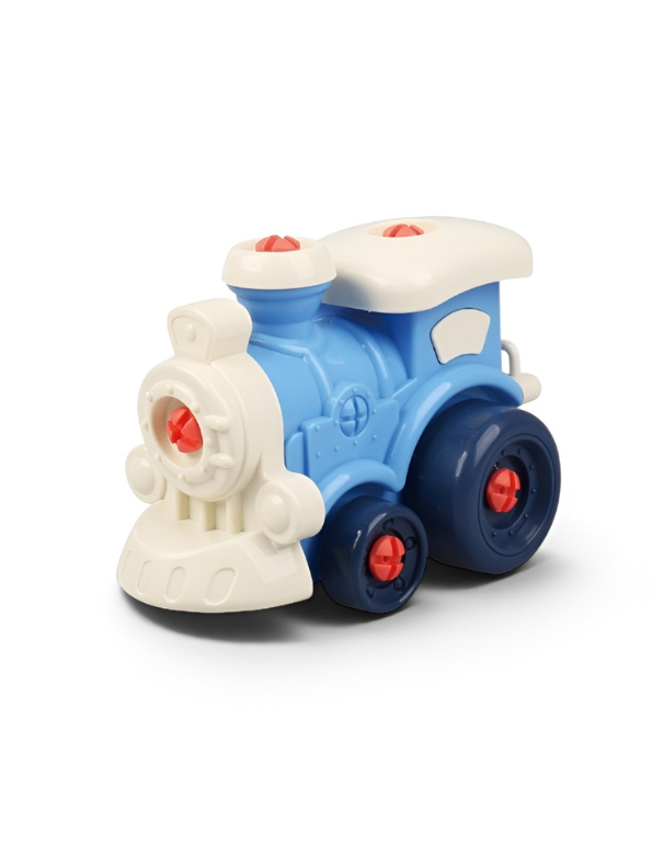 DIY Take Apart Toy Vehicles – Steam Train and Racing Car Construction Set LMI14865.