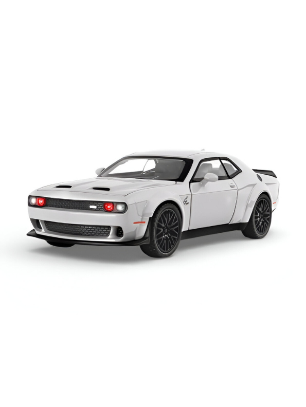 Dodge Challenger SRT Hellcat Redeye 1/24 Scale Diecast Model - Grey Widebody Edition LMI15016