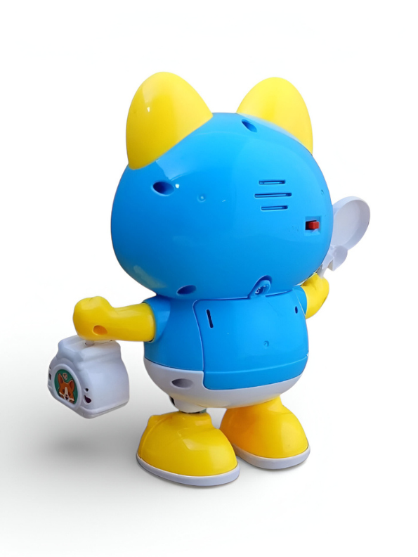 Blue HTU Electronic Dancing Dog Toy – Cute Shiba Inu Walking & Musical Robot Puppy for Toddlers & Preschoolers LMI14040.