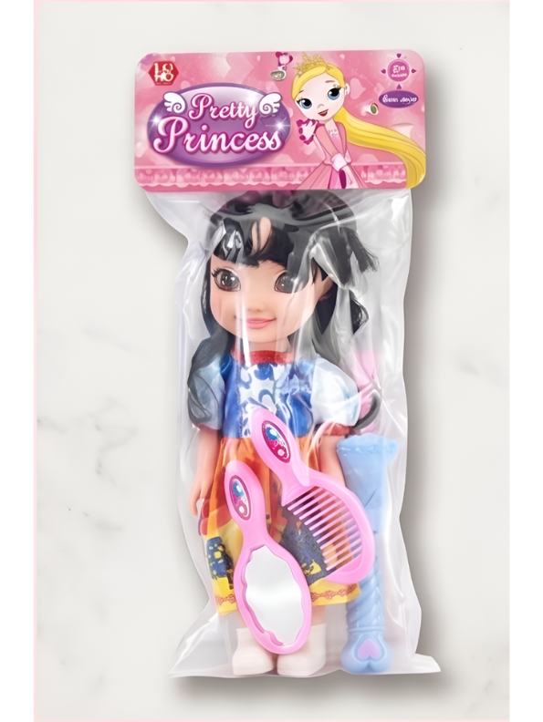 Pretty Princess Fashion Doll Toy Set with Hairdressing Styling Accessories LMI11751