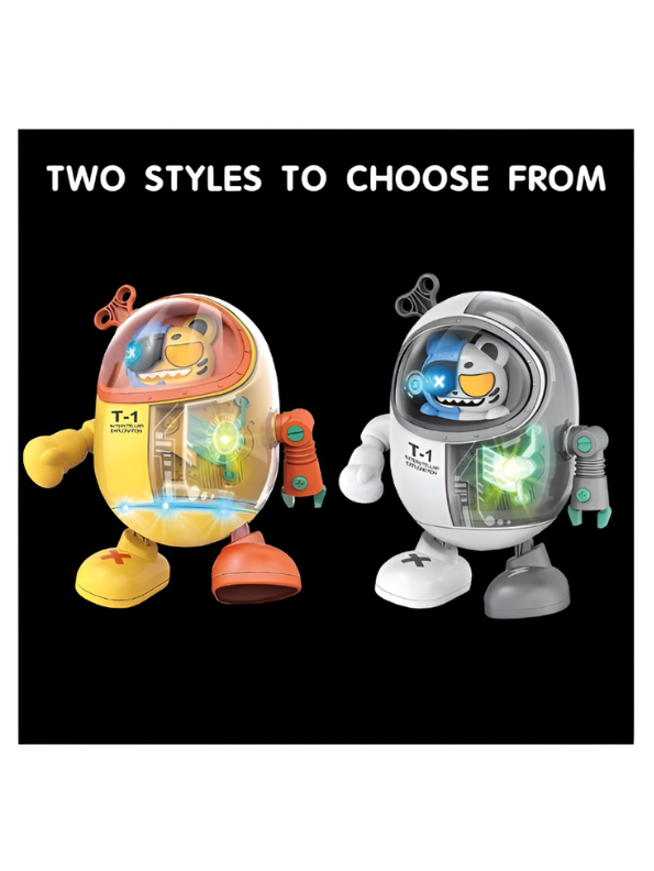 Dancing Cat Robot Toy T-1 - Musical Light-Up Walking Cat with Music, Lights & Fun Movements | Best Interactive Singing Toy LMI15397.