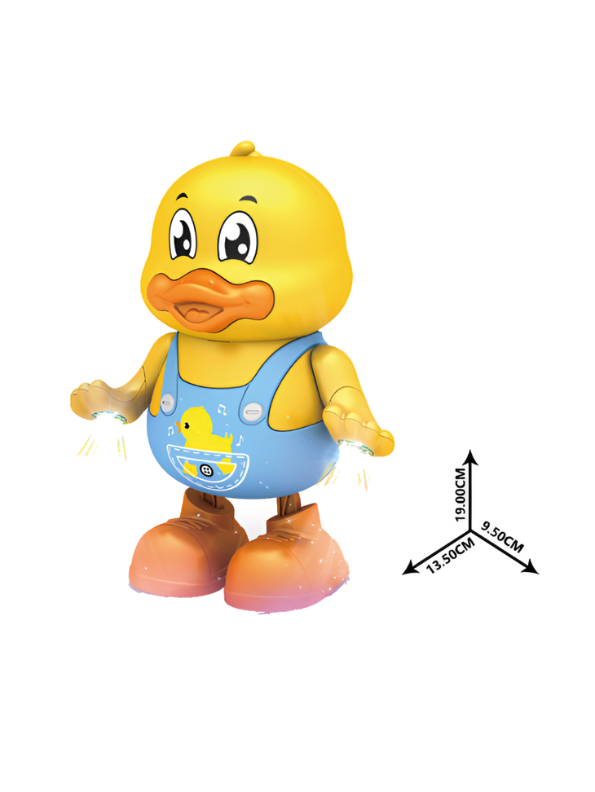 Dancing Duck Toy with Music & LED Lights – Interactive Walking Toy LMI15126.