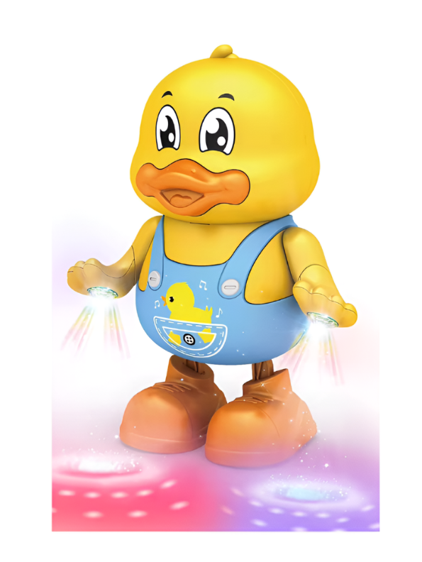 Dancing Duck Toy with Music & LED Lights – Interactive Walking Toy LMI15126.