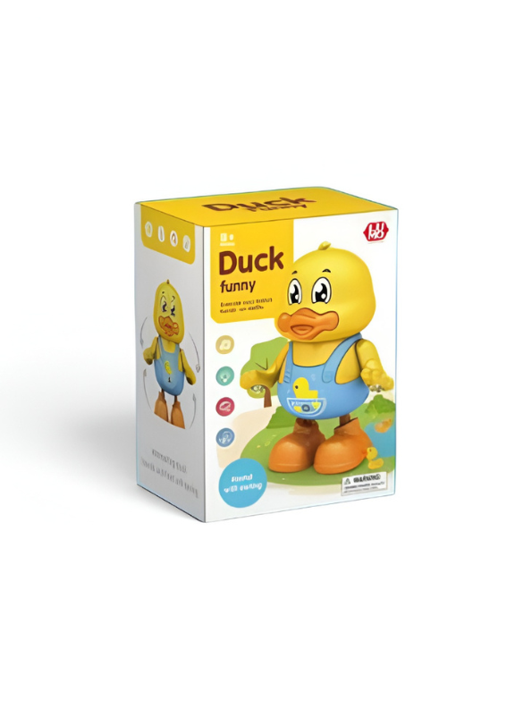 Dancing Duck Toy with Music & LED Lights – Interactive Walking Toy LMI15126.