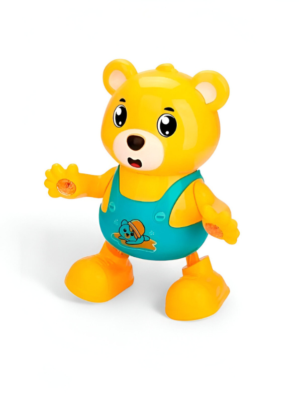 Dancing Musical Bear Toy for Toddlers | Walking & Talking w/ LED Lights | Battery Operated Funny Toy LMI15140.